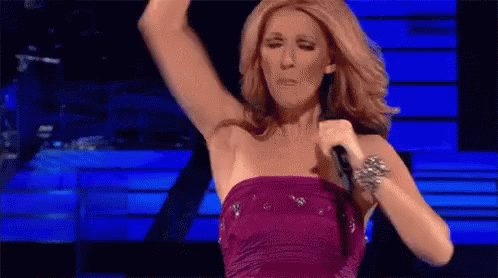 Celine Dion Wow GIF - Celine Dion Wow Performance GIFs