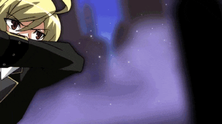 a pixel art drawing of a girl in a black suit covering her face