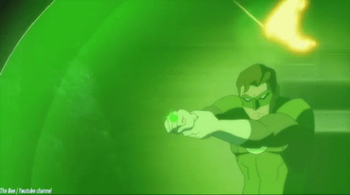 Green Lantern Force Field GIF - Green Lantern Force Field Bullets GIFs