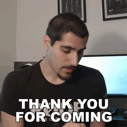 Thank You For Coming Rudy Ayoub GIF - Thank You For Coming Rudy Ayoub Thanks For Coming By GIFs
