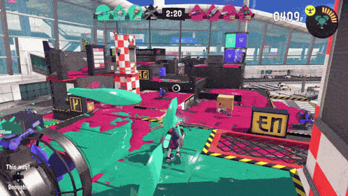 a screenshot of a video game shows the time 2:20
