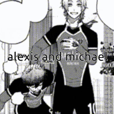 alexis and michael are standing next to each other