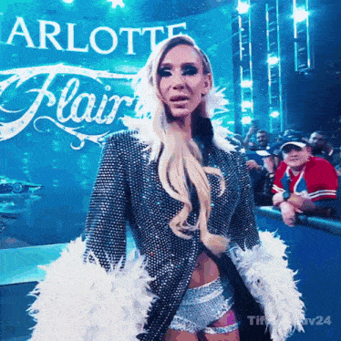 Charlotte Flair Fastlane GIF - Charlotte Flair Fastlane Entrance GIFs