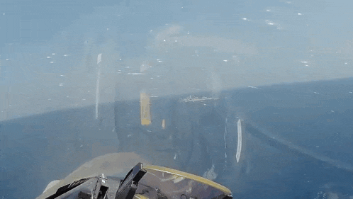 F-16 Low Level GIF - F-16 Low Level Over Sea GIFs