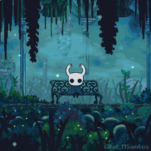 Hollow Knight Reading Map Pixel Art GIF - Hollow Knight Reading Map Pixel Art GIFs