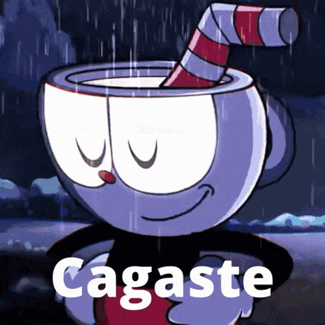 Cuphead Fnf GIF - Cuphead Fnf Cagaste GIFs