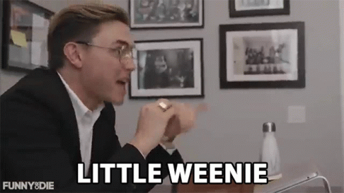 Little Weenie Small Weenie GIF - Little Weenie Small Weenie Tiny Weenie GIFs