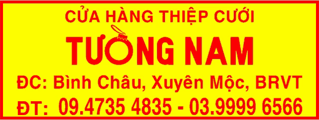 a yellow sign with red text that says tương nam