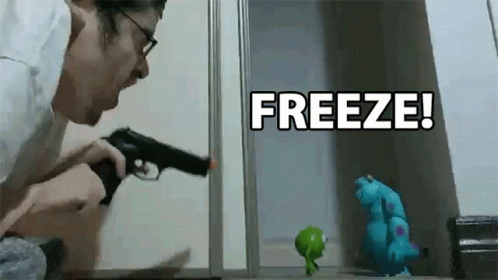 Freeze Ricky Berwick GIF - Freeze Ricky Berwick Dont Move GIFs