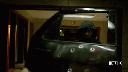 Smash With The Car Door GIF - Luke Cage Mike Colter Smash GIFs
