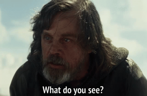 What Do You See Luke Skywalker GIF - What Do You See Luke Skywalker Mark Hamill GIFs