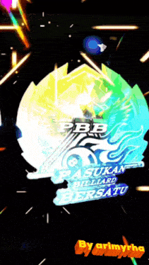 a colorful logo that says ' bb ' and ' sukan billiard bersatu ' on it
