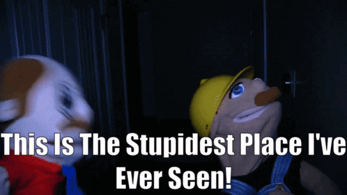 Sml Marvin GIF - Sml Marvin This Is The Stupidest Place Ive Ever Seen GIFs