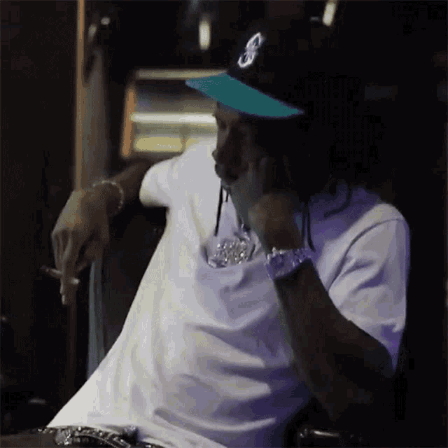 Thinking Wiz Khalifa GIF - Thinking Wiz Khalifa Wondering GIFs