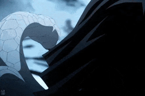 a black and white drawing of a snake with a black background