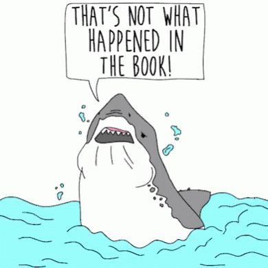Thatsnot What Happened Book GIF - Thatsnot What Happened Book Shark GIFs