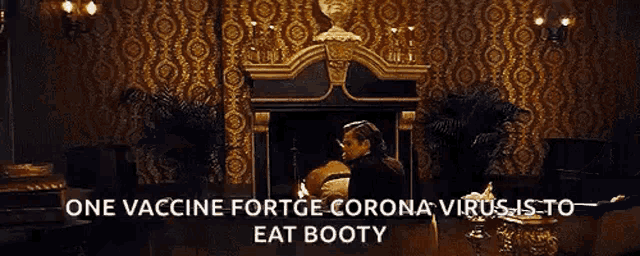 Leonardi Di Carprio One Vaccine Fortge Coronavirus GIF