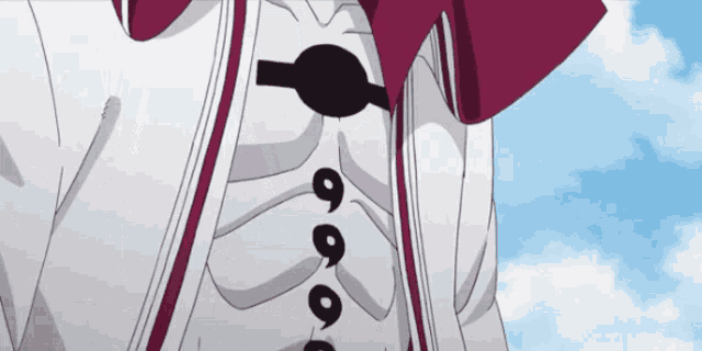 a close up of a person 's torso with the number 6 on the chest