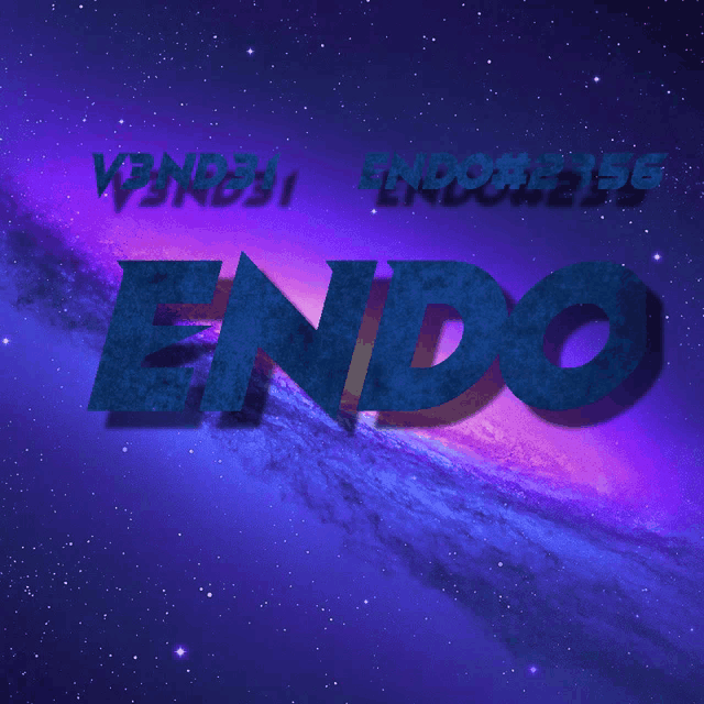 the word endo that is on a blue background