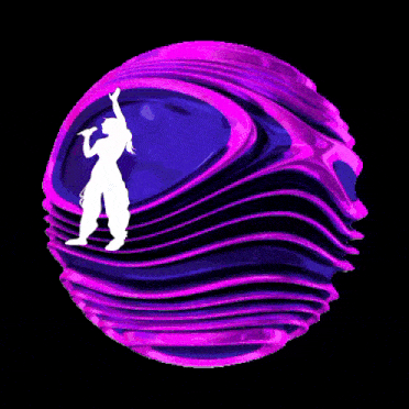 a logo for the dream team with a woman singing