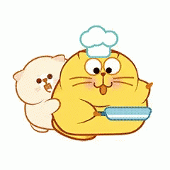 Cats Cooking GIF