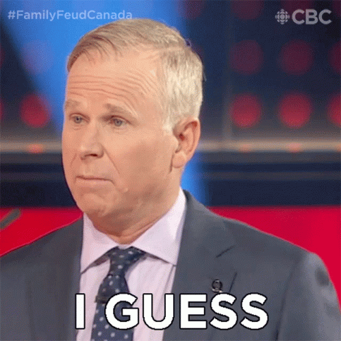 I Guess Gerry Dee GIF - I Guess Gerry Dee Family Feud Canada GIFs