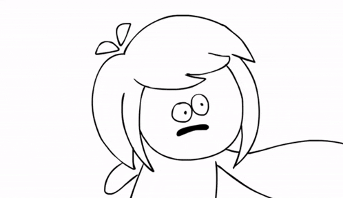 a black and white drawing of a cartoon character with a huge mouth and eyes .