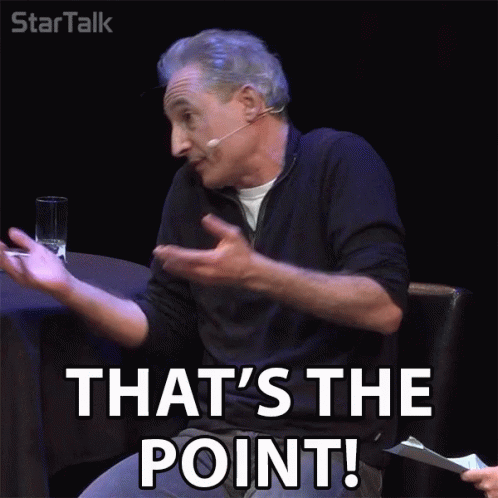Thats The Point Thats My Point GIF - Thats The Point Thats My Point Point GIFs