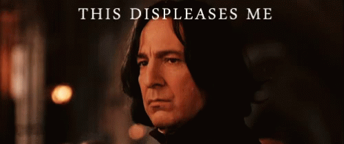 Displeases Snape GIF - Displeases Snape GIFs