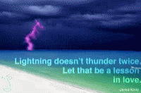 Lightning Love GIF - Lightning Love Ocean GIFs