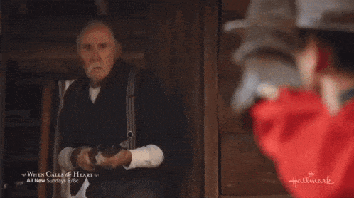 an ad for when calls of heart shows a man in a canadian uniform