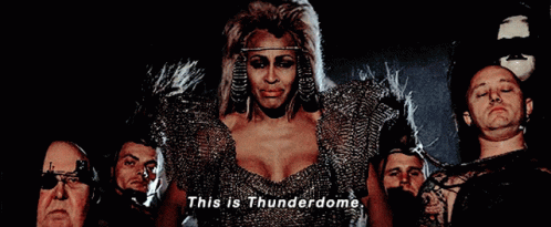 Mad Max Beyond Thunderdome Tina Turner GIF - Mad Max Beyond Thunderdome Tina Turner This Is Thunderdome GIFs