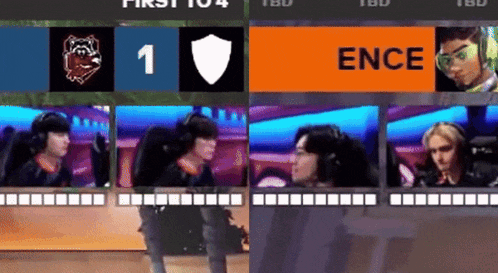 a group of people are sitting in front of a screen with the word ence on it