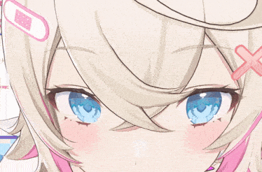 a close up of a girl 's face with the words right above her