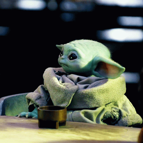Baby Yoda The Mandalorian GIF - Baby Yoda The Mandalorian Waiting GIFs