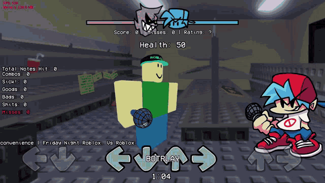 a screenshot of a video game shows a health score of 50