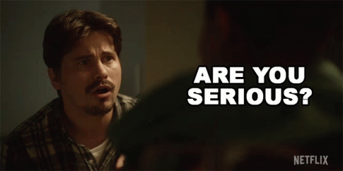 Are You Serious Pat GIF - Are You Serious Pat Jason Ritter GIFs