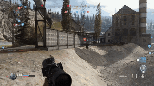 a screenshot of a video game with the number 138 in the upper right corner