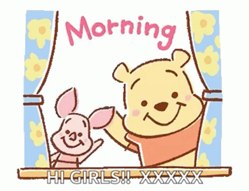 Pooh Bear Piglet GIF - Pooh Bear Piglet Morning GIFs