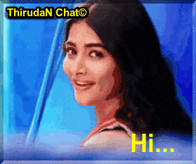 a pixelated image of a woman with the words hi on it