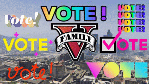 Family V Vote GIF - Family V Vote Gta Rp GIFs