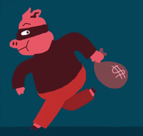 Pay Pay Pig GIF - Pay Pay Pig Robber GIFs