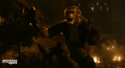 Planet Of The Apes Koba GIF - Planet Of The Apes Koba Shoot GIFs