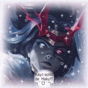 a picture of a samurai with the words " kayn solito de haku !!! " below it