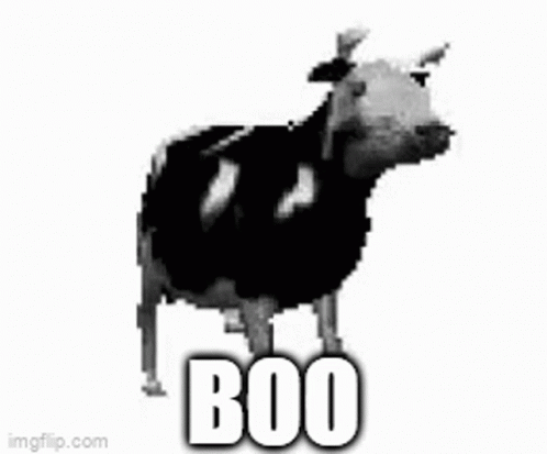 Spooky Cow GIF - Spooky Cow GIFs