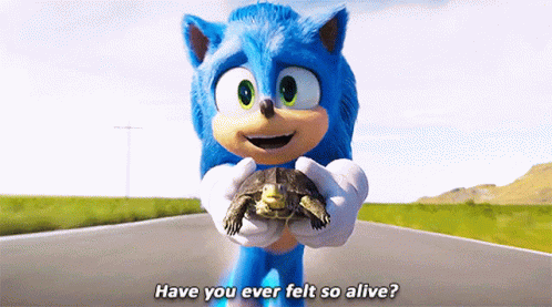 Sonic Have You Ever Felt So Alive GIF - Sonic Have You Ever Felt So Alive Running GIFs