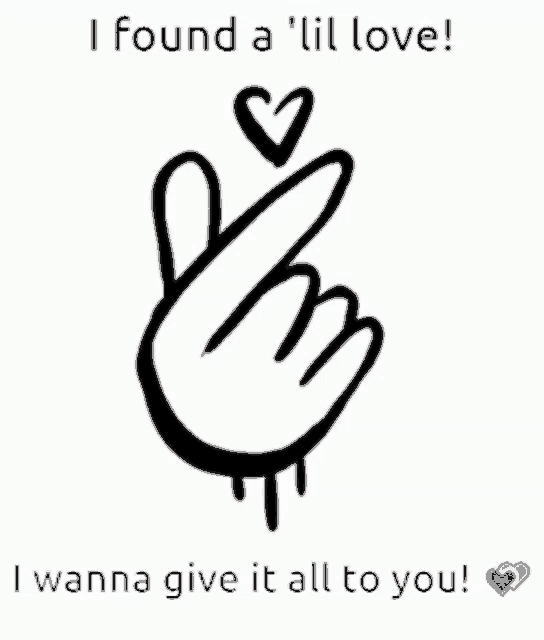 a sign that says ' i found a ' lil love ' on it