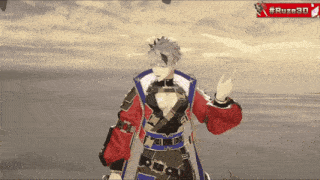 a character in a video game with the hashtag # ruze3d