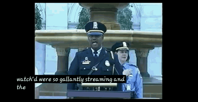 Cop Watched Were So Gallantly Streaming And The Rockets GIF - Cop Watched Were So Gallantly Streaming And The Rockets Smile GIFs