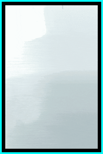 a silver background with a black and blue frame
